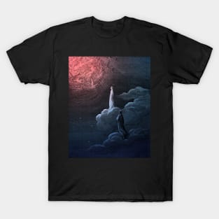 High Resolution Gustave Doré Paradiso Illustration The Fifth Heaven Mars Tinted T-Shirt